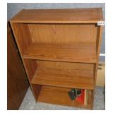 4 tier book case, book ends