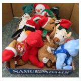 christmas beanie babies