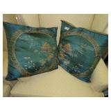 pr silk oriental pillow covers 18'