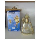 new brass motion sensing outdoor coach light
