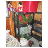 4 tier plastic shelf - contents not included