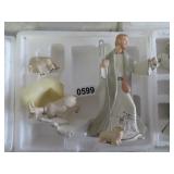 hawthorne village silver blessings nativity