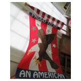 American flag, proud to be an American flag