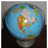 vintage ohio art metal globe
