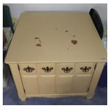 2 door painted cabinet 26' x 26' x 20'
