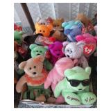 misc  beanie babies bears