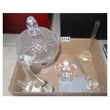 lead crystal glassware, etc