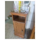1 door end table
