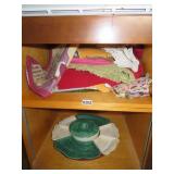 Snack tray, placemats and table cloths