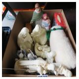 misc nativity pcs, angels etc