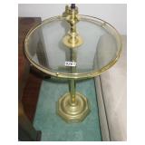brass / glass stand