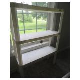 3 tier plastic shelf