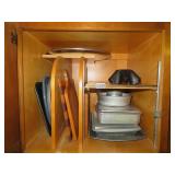 Wooden cutting boards cookie sheets bake ware