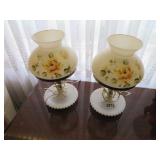 pr milk glass bedroom lamps