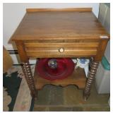 early one drawer wash stand and bowl