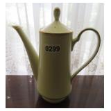 mikasa ivory china 'trousdale' coffee pot w/lid