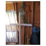 lighted cross, pole etc