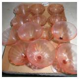 pink glassware - some depression