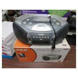 rca portable cd / cassette player w/box