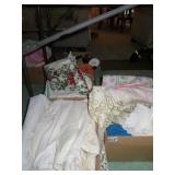 3 boxes of table linens