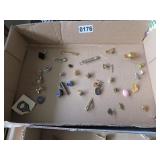 Box of cuff links and tie tacks