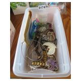 Box of costume jewelry