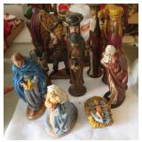 ceramic nativity pcs
