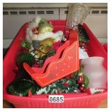 red tote christmas decor etc