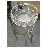 3 metal plant stands