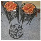 6 metal plant stands