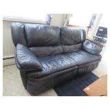 Double recliner couch with wear