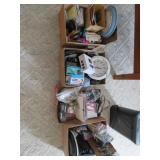 4 boxes office supplies