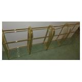 4 brass towel racks