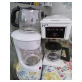 2 used coffee makers