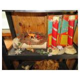vintage christmas candles orig box, etc