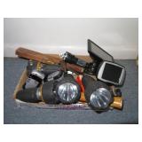 misc flash lights walkie talkies