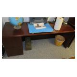 desk with 2 file drawers 70' no contents