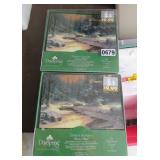 2 bxs thomas kinkade christmas cards