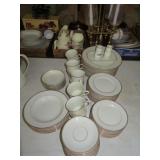 mikasa ivory china 'trousdale' count in descr