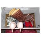 box of womens shoes/boots