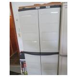 2 door plastic storage cabinet 30' x 70' x 18'