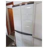 2 door plastic storage cabinet 30' x 70' x 18'