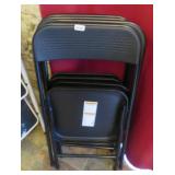 4 FOLDING CHAIRS - LIKE NEW