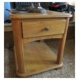 ONE DRAWER END TABLE 21' X 26' X 24'