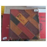 LEATHER POST CARD ALBUM & POST CARDS