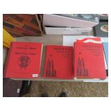 3 POSTAGE STAMP ALBUMS