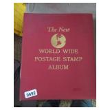 WORLD WIDE POSTAGE STAMP ALBUM, STAMPS