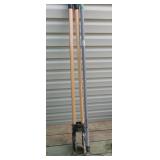 POST HOLE DIGGER, GARDEN RAKE
