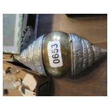 METAL VELVET LINED PURSE