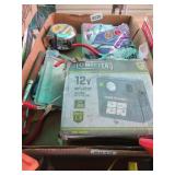 PLIERS, TAPE MEASURE, SAWZALL BLADES, 12V INFLATER